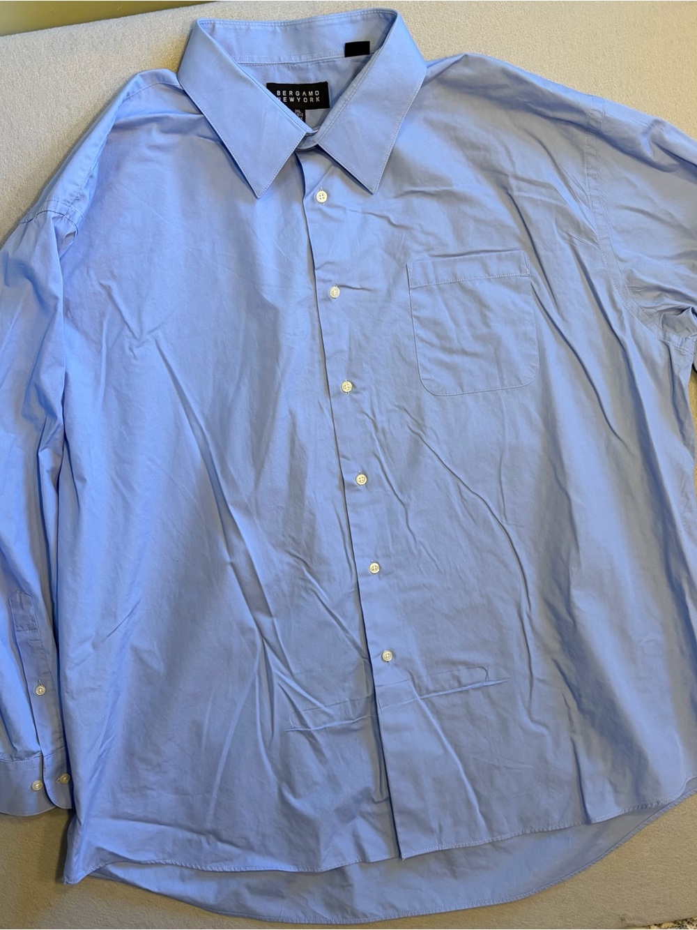 Bergamo Light Blue Long-Sleeve Dress Shirt